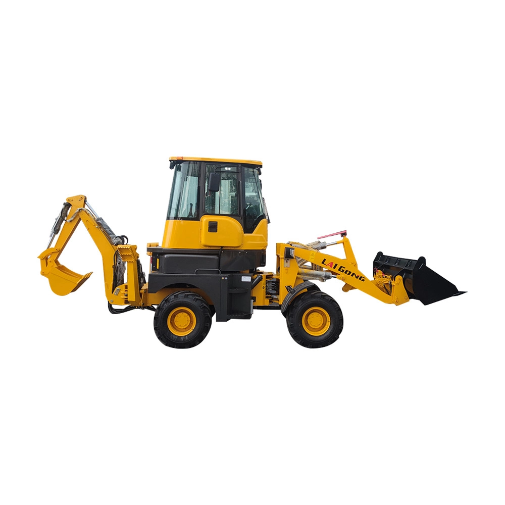 Lgcm Mini/Small 1 Ton 2 Ton 3 Ton Backhoe Loader Excavator with Attachment Grassfork/Breaking Hammer/Snow Blade