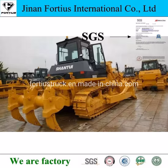 Гусеничный бульдозер Shantui SD22 мощностью 220 л.с. с одностоечным рыхлителем
